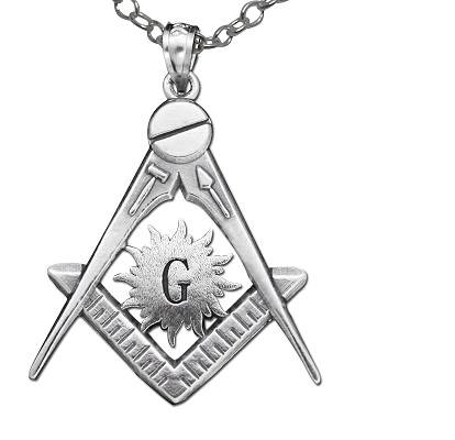 Father’s Day 925 Sterling Silver Masonic Compass And Square Freemason ...